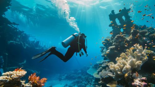 non swimmmers scuba dive havelock
